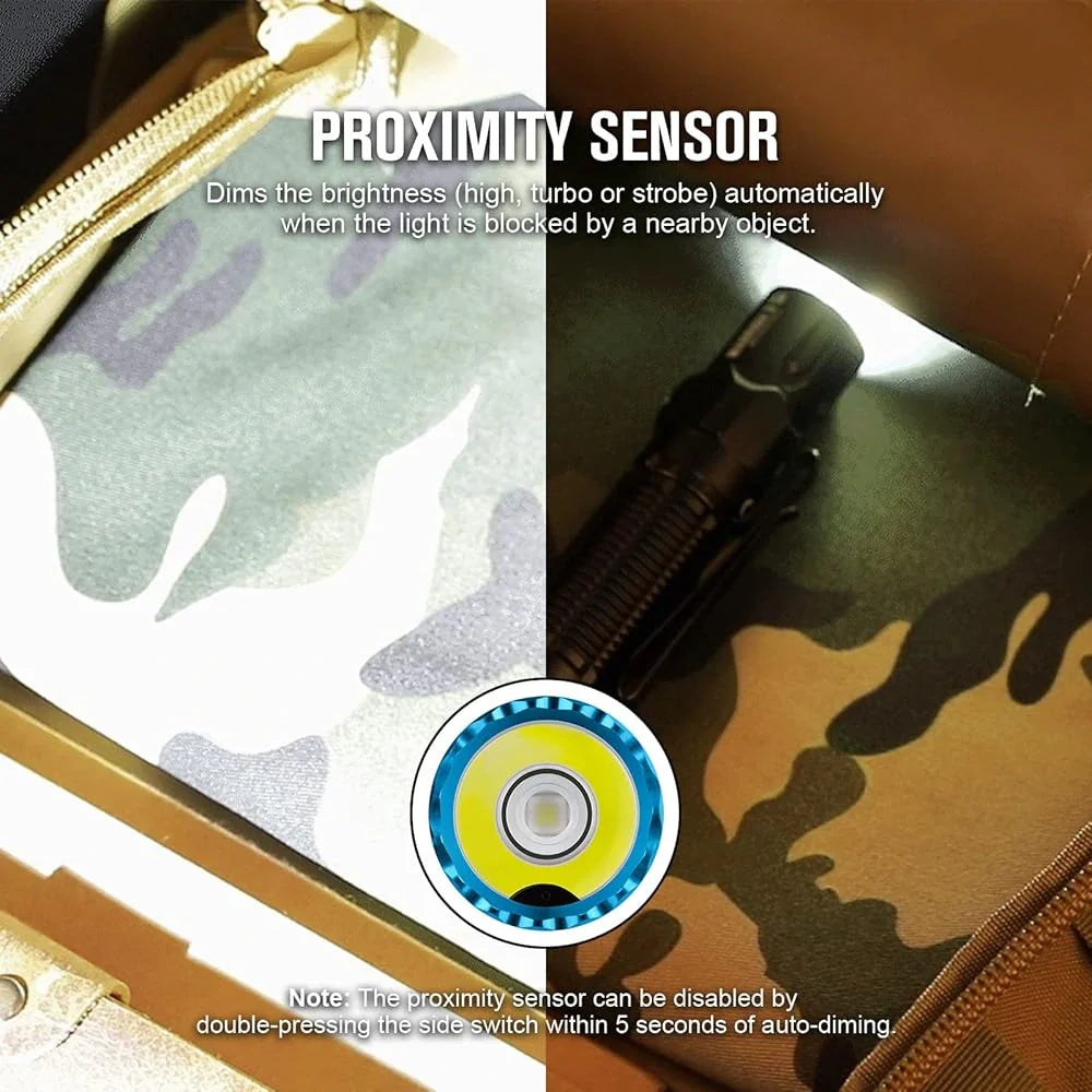 OLIGHT Warrior 3S High Beam Tactical Flashlight - Black