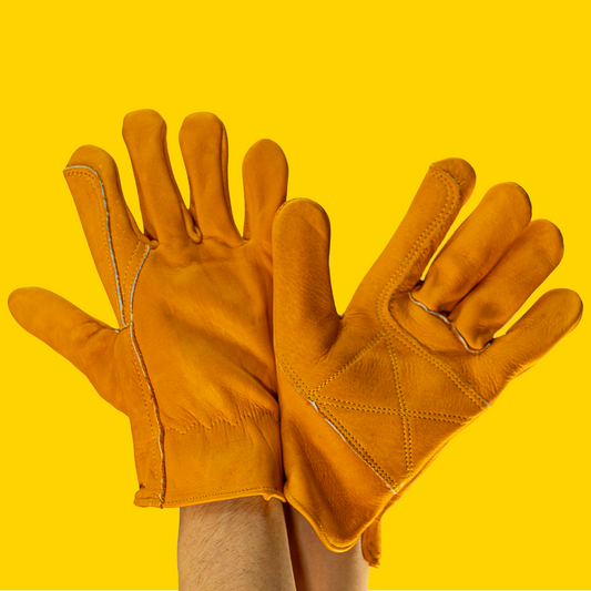 Advanced Gloves Premium Leather Driver Gloves with Double Palm Patch	S-413P