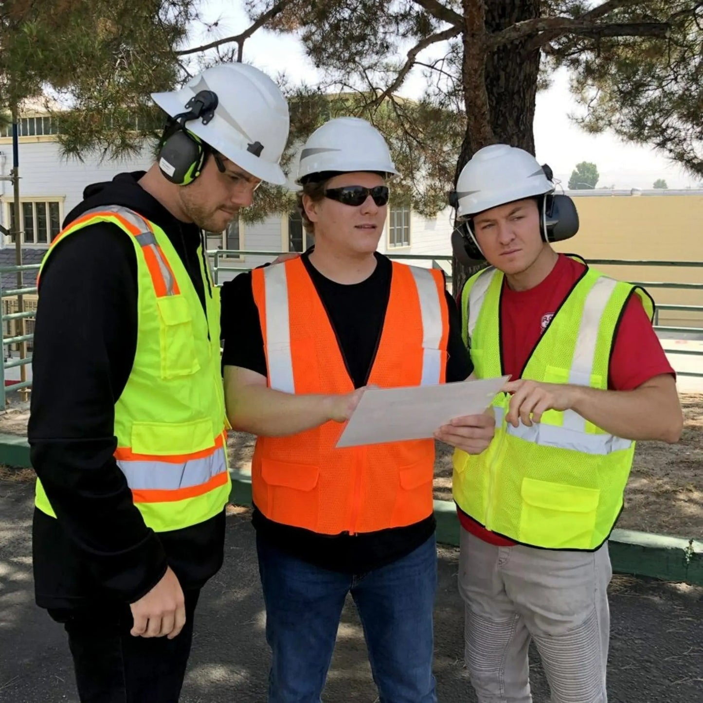 Safety Main 05EAMYZ Economy Vest, Class 2, All Mesh, Hi-Vis Yellow, Pack of 3