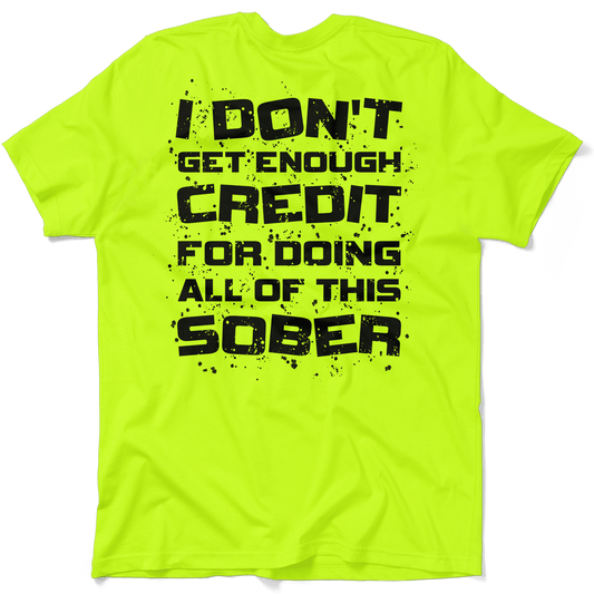 Sober - Safety Yellow T-Shirt
