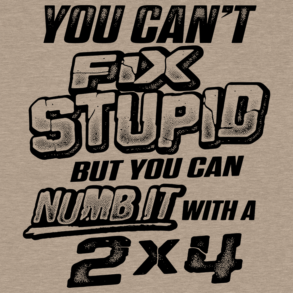 Stupid - Safety Yellow T-Shirt