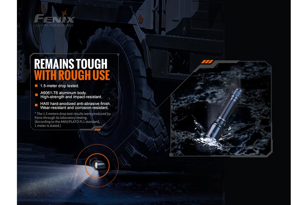 Fenix TK20R V2.0 Rechargeable Flashlight with FREE T5 Tactical Pen