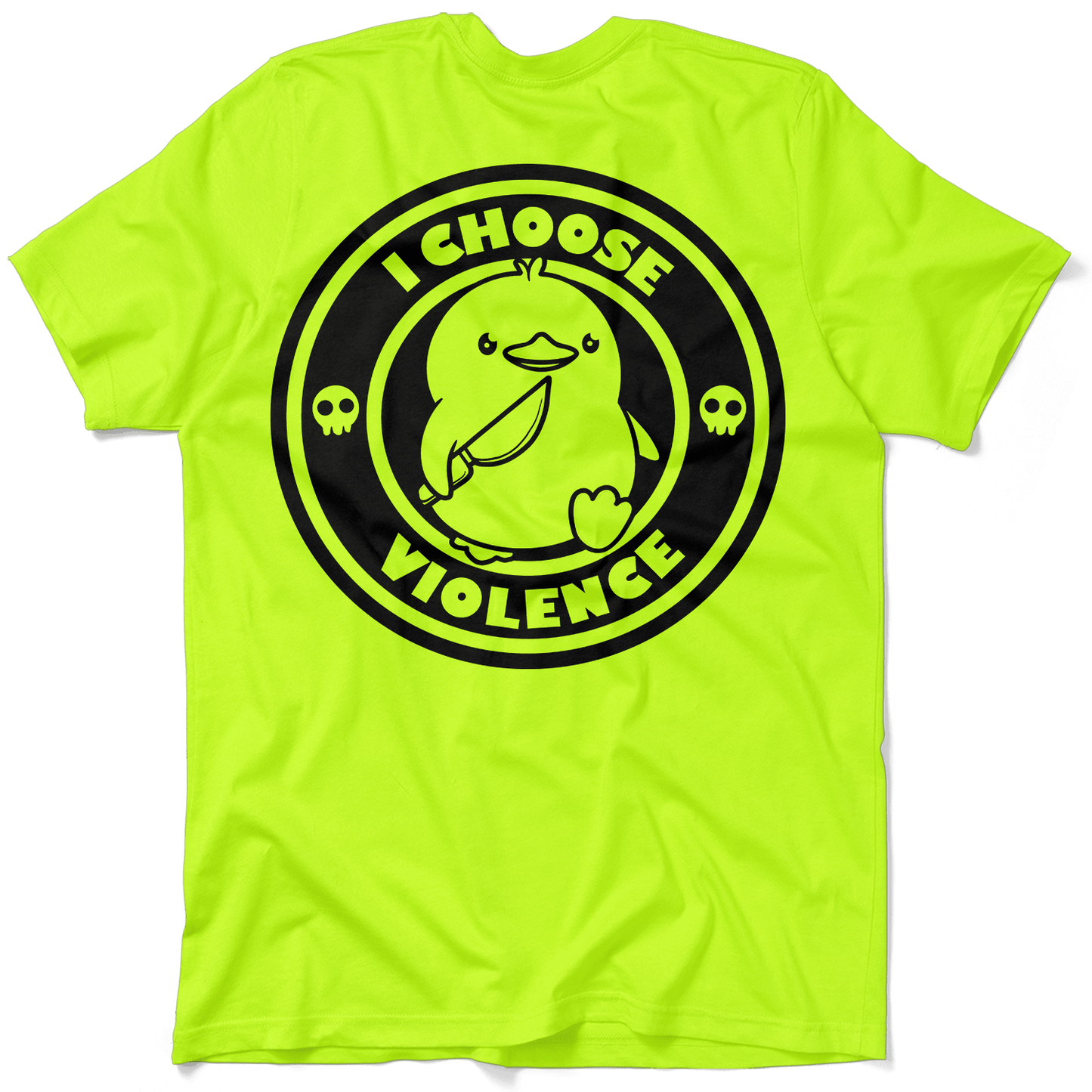 Violence - Safety Yellow Pocket T-Shirt