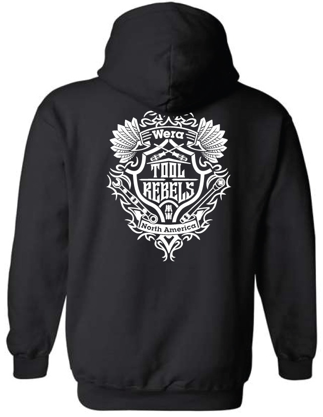 Wera Be A Tool Rebel Hoodie Black Large