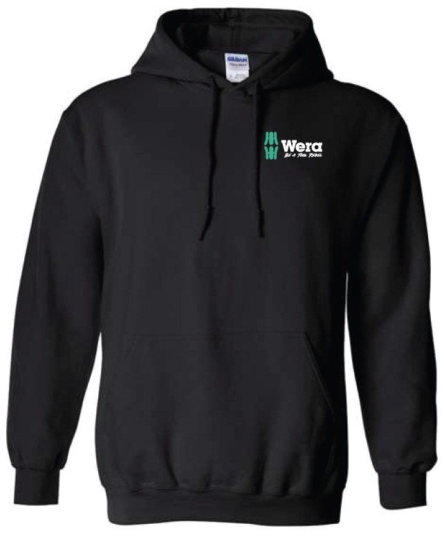 Wera Be A Tool Rebel Hoodie Black Large