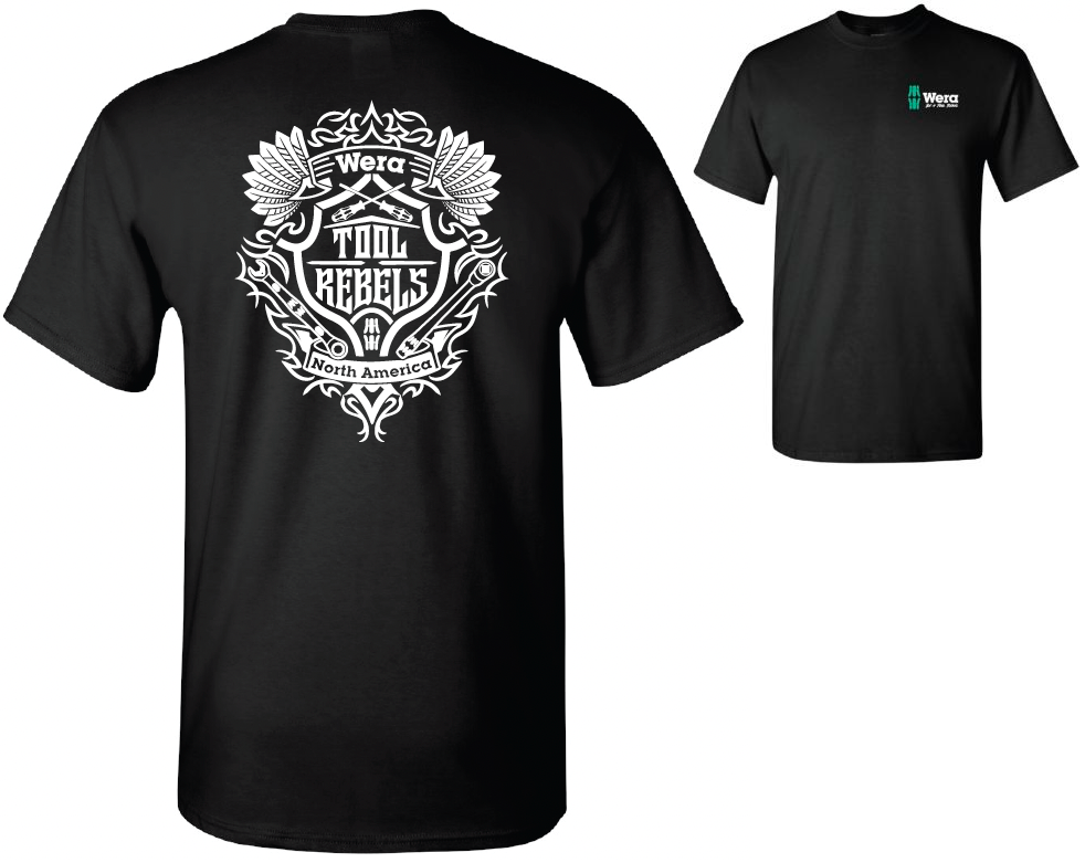 Wera Tools Tool Rebel Short Sleeve T-Shirt Black