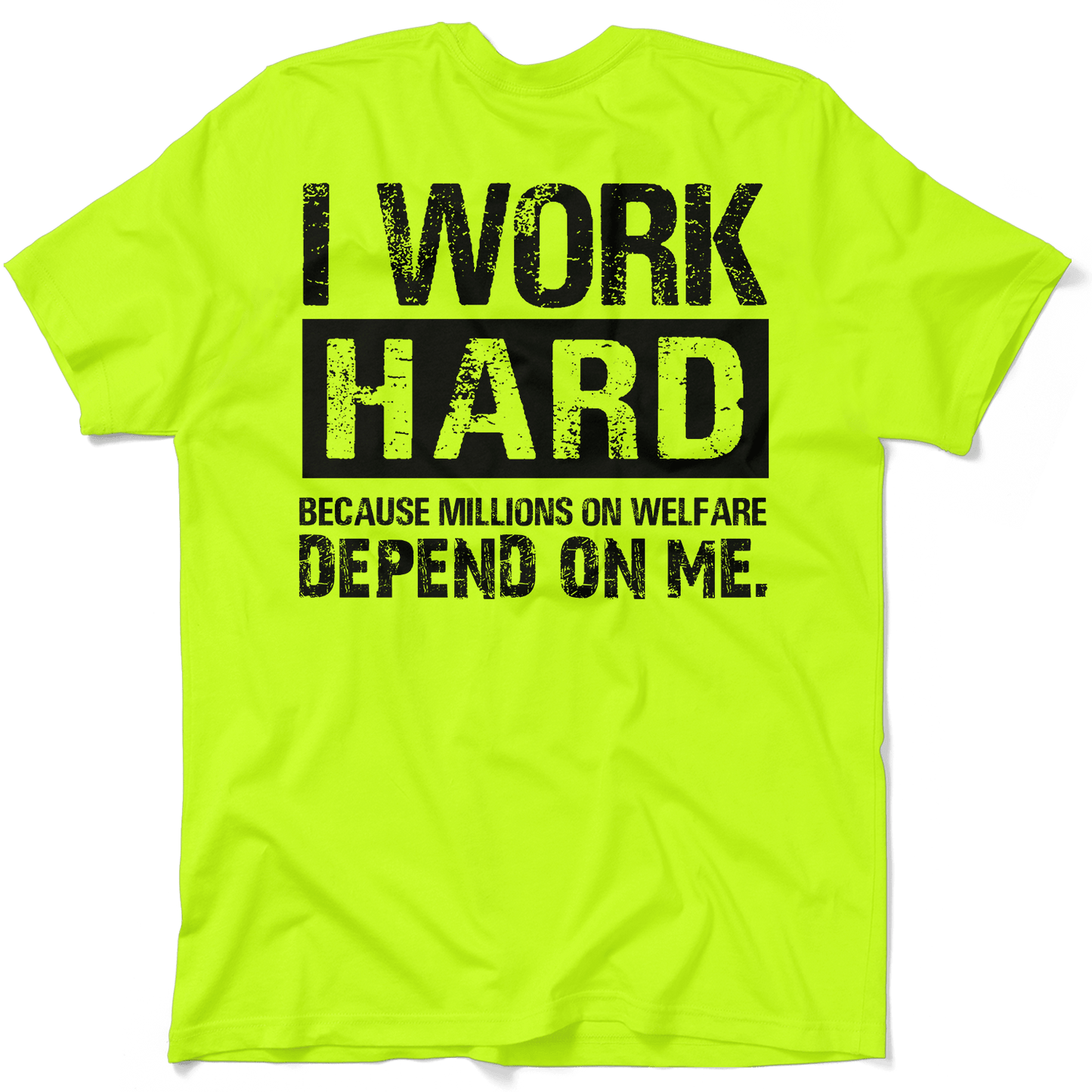 Welfare - Safety Yellow Pocket T-Shirt