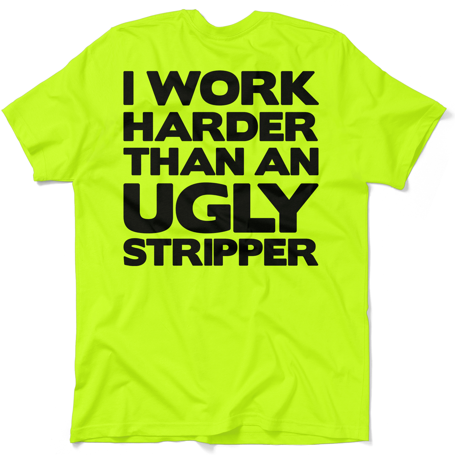 Work Harder - Safety Yellow T-Shirt