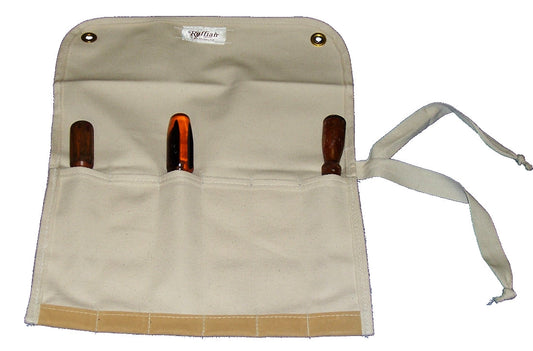 7 Pocket Canvas Tool Roll - Chisel / Bit Wrap