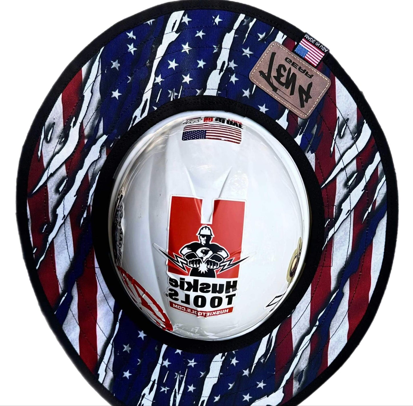 The Patriot - Hard Hat Sun Shade Visor